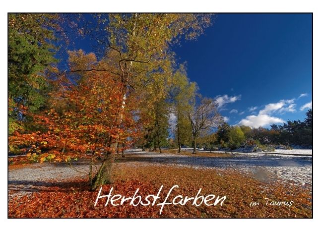 Produktbild: Herbstfarben (Tischaufsteller DIN A5 quer)