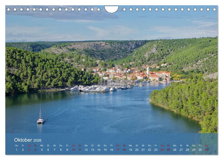 Produktbild: Dalmatien - Stille Orte (Wandkalender 2026 DIN A4 quer), CALVENDO Monatskalender