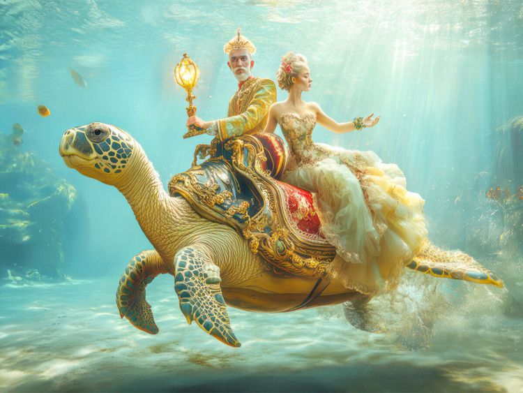 Produktbild: CALVENDO Puzzle Opulente Unterwasser-Romantik | 1000 Teile Lege-Gr&ouml;&szlig;e 64x48cm Foto-Puzzle f&uuml;r gl&uuml;ckliche Stunden