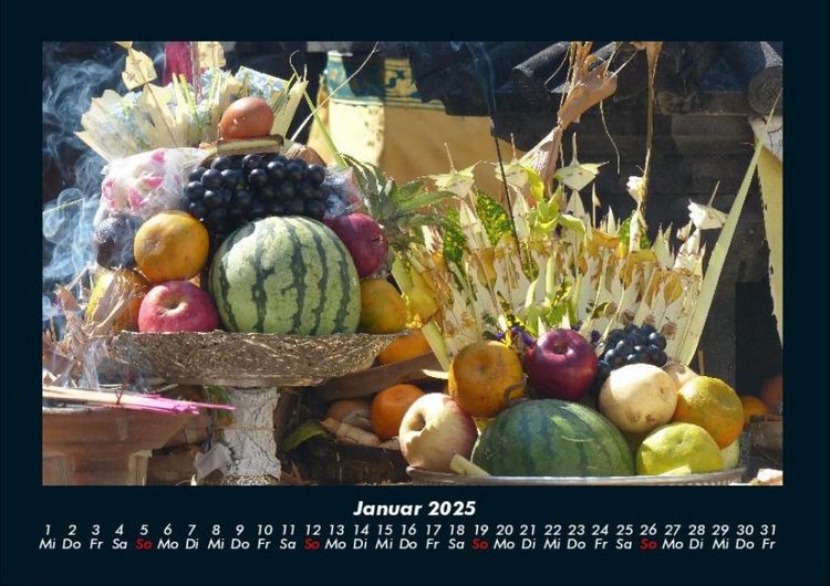 Produktbild: Fr&uuml;chte 2025 Fotokalender DIN A4