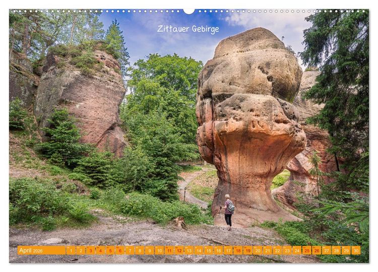 Produktbild: Mitteldeutschland - Landschaft und Kulturdenkmale (hochwertiger Premium Wandkalender 2026 DIN A2 quer), Kunstdruck in Hochglanz