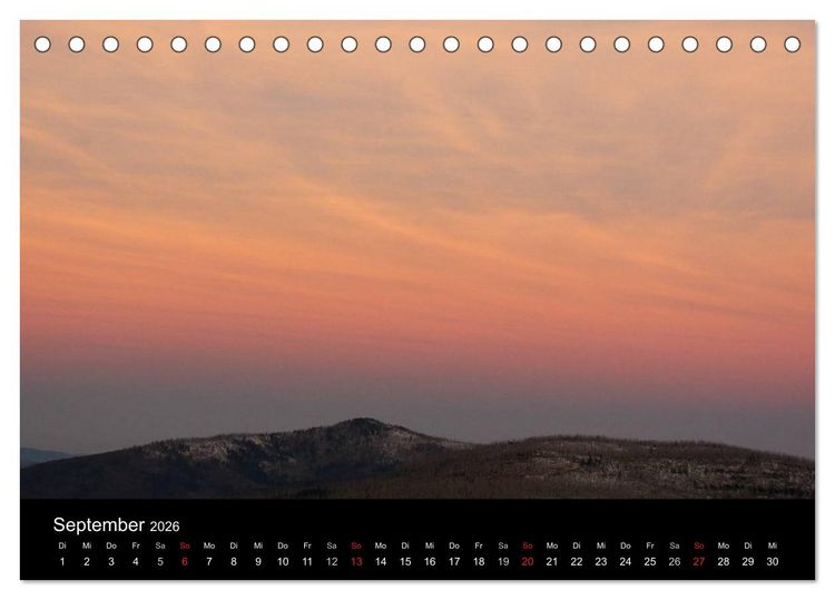 Produktbild: Bayerischer Wald - der Osten Bayerns (Tischkalender 2026 DIN A5 quer), CALVENDO Monatskalender