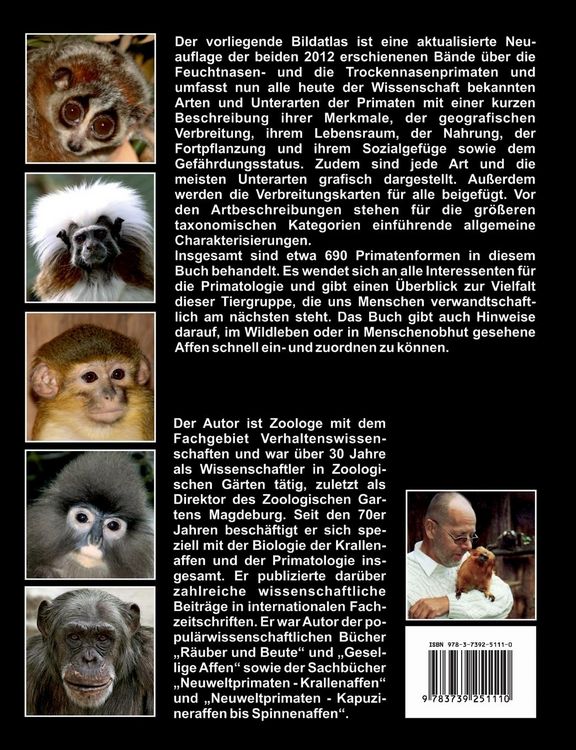 Produktbild: Bildatlas der Primaten