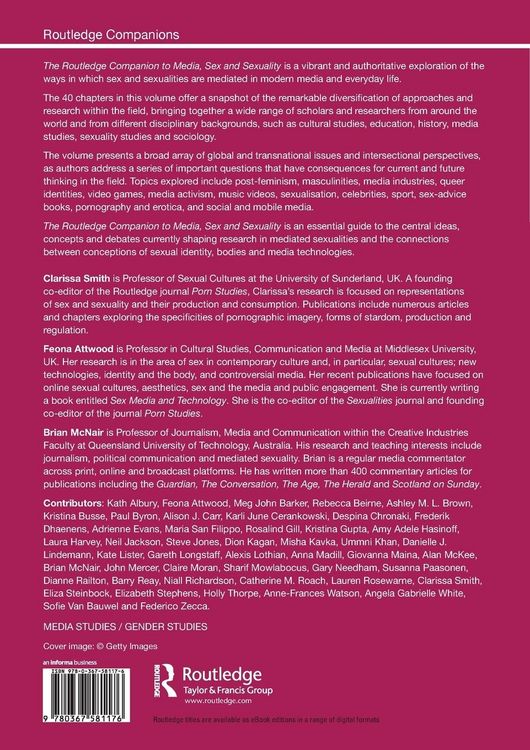 Produktbild: The Routledge Companion to Media, Sex and Sexuality