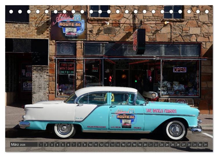 Produktbild: Route 66 (Tischkalender 2026 DIN A5 quer), CALVENDO Monatskalender
