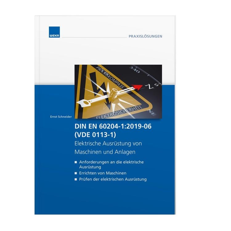 Produktbild: DIN EN 60204-1:2019-06 (VDE 0113-1) - Elektrische Ausr&uuml;stung von Maschinen und Anlagen -