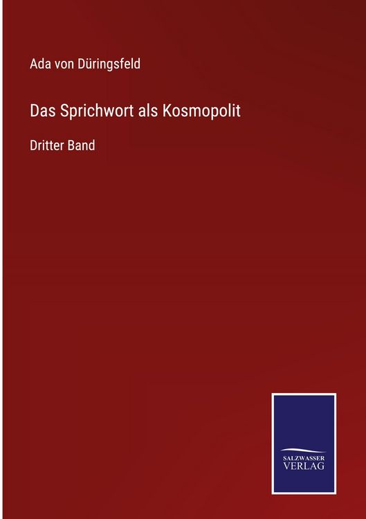 Produktbild: Das Sprichwort als Kosmopolit
