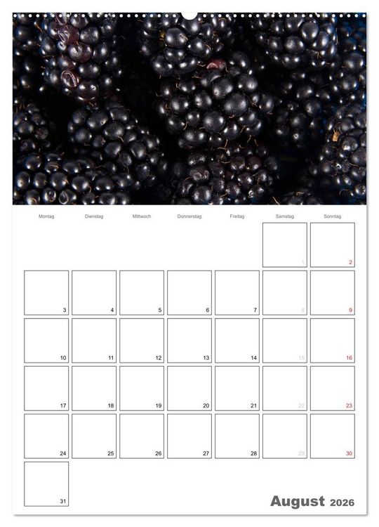 Produktbild: Frische K&uuml;che - Der hilfreiche Monatsplaner / Planer (Wandkalender 2026 DIN A2 hoch), CALVENDO Monatskalender