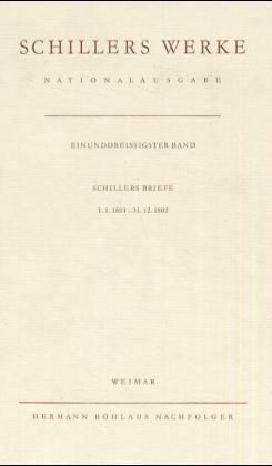 Produktbild: Schillers Werke. Nationalausgabe