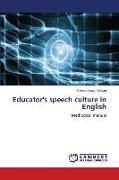 Produktbild: Educator's speech culture in English