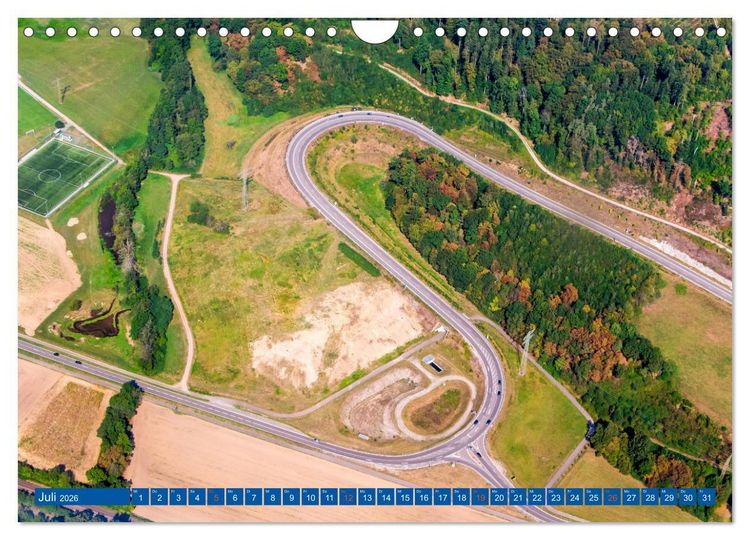 Produktbild: Luftaufnahmen der Schweiz (Wandkalender 2026 DIN A4 quer), CALVENDO Monatskalender