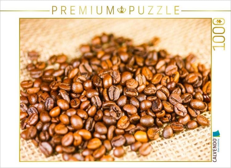 Produktbild: CALVENDO Puzzle Kaffeebohnen | 1000 Teile Lege-Gr&ouml;&szlig;e 64x48cm Foto-Puzzle f&uuml;r gl&uuml;ckliche Stunden