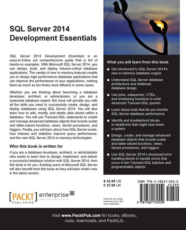 Produktbild: SQL Server 2014 Development Essentials