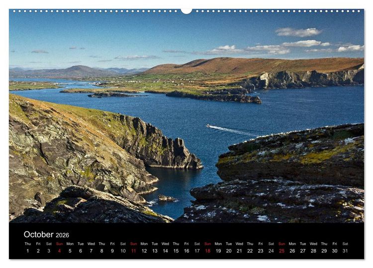 Produktbild: Kerry - Ireland's Romantic Southwest (High Quality Premium Wall Calendar 2026 DIN A2 landscape),CALVENDO 12 Month Wall Calendar