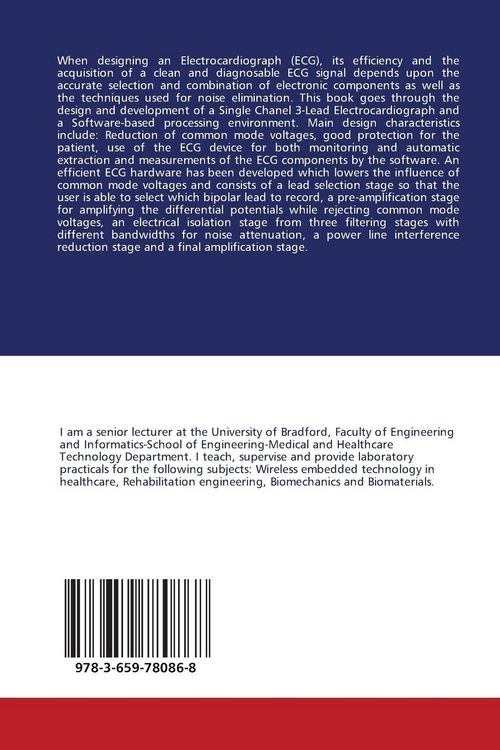 Produktbild: Design and manufacturing of a single channel medical ECG device