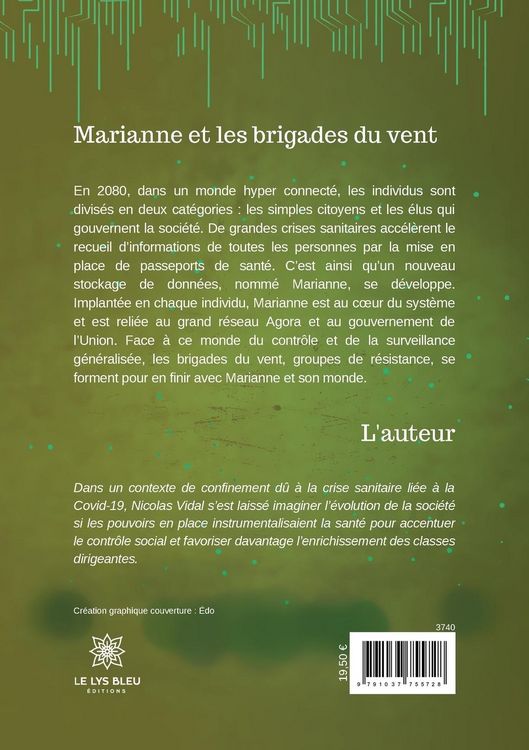 Produktbild: Vidal, N: Marianne et les brigades du vent