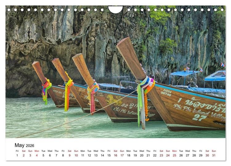 Produktbild: Thailand's Island Paradise (Wall Calendar 2026 DIN A4 landscape), CALVENDO 12 Month Wall Calendar