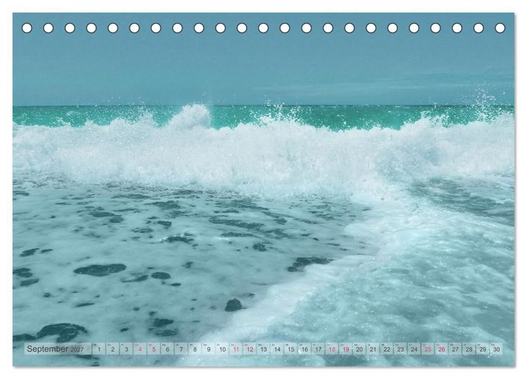 Produktbild: Photo-Art / Ozean (Tischkalender 2027 DIN A5 quer), CALVENDO Monatskalender