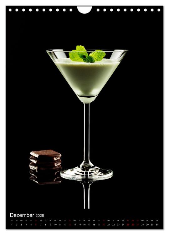 Produktbild: Cocktails und Longdrinks (Wandkalender 2026 DIN A4 hoch), CALVENDO Monatskalender