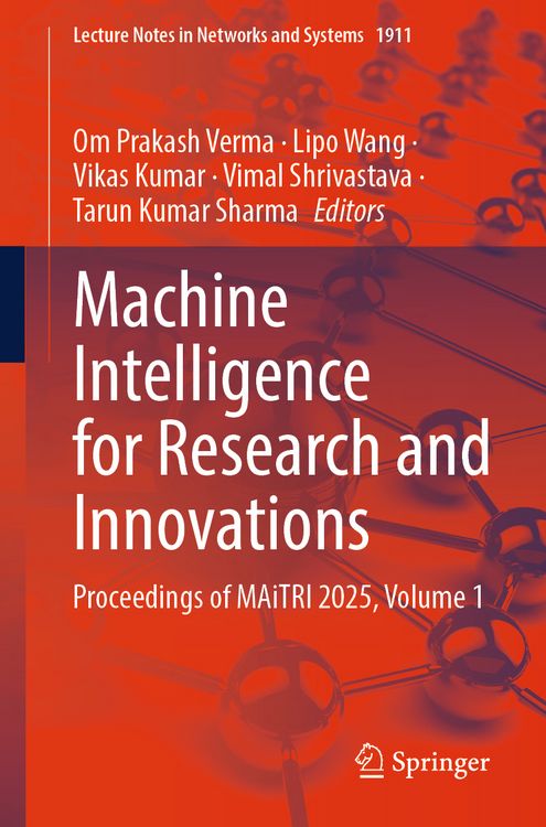 Produktbild: Machine Intelligence for Research and Innovations