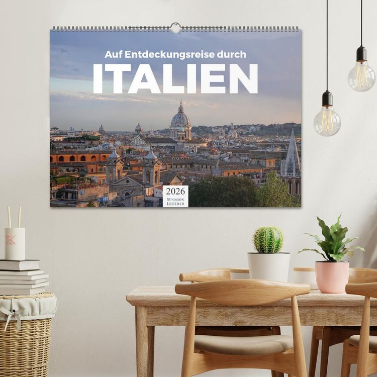 Produktbild: Auf Entdeckungsreise durch Italien (Wandkalender 2026 DIN A2 quer), CALVENDO Monatskalender