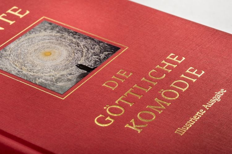 Produktbild: Die g&ouml;ttliche Kom&ouml;die (Illustrierte Iris&reg;-LEINEN-Ausgabe)