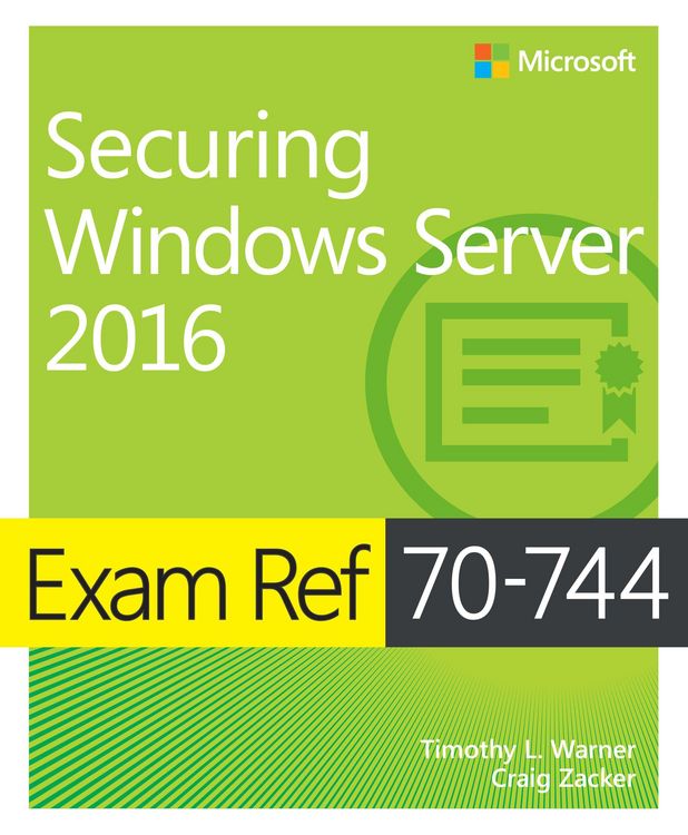 Produktbild: Exam Ref 70-744 Securing Windows Server 2016