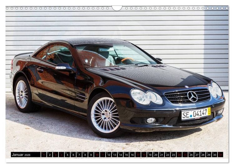 Produktbild: Mercedes SL R230 - Ein Denkmal auf R&auml;dern (Wandkalender 2026 DIN A3 quer), CALVENDO Monatskalender