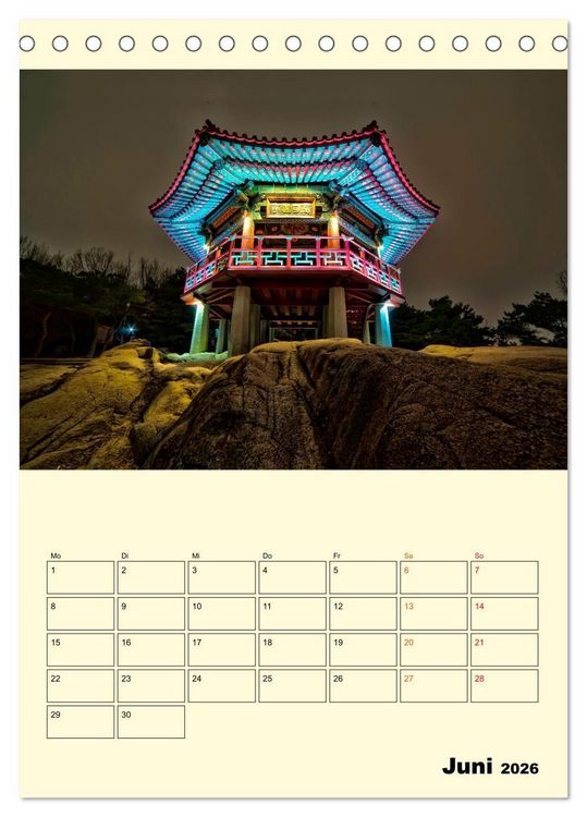 Produktbild: S&uuml;dkorea - Tradition und Hightech (Tischkalender 2026 DIN A5 hoch), CALVENDO Monatskalender