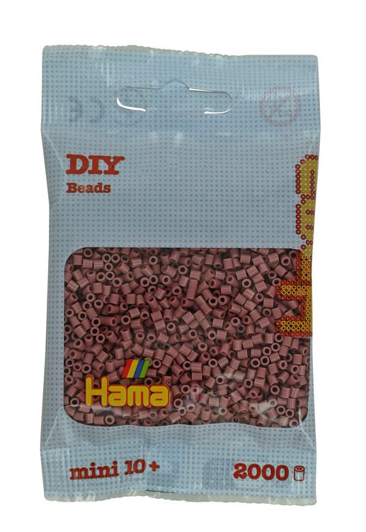 Produktbild: Hama 501-111 - DIY B&uuml;gelperlen Mini 10+, ca. 2000 St&uuml;ck, Rosenholz