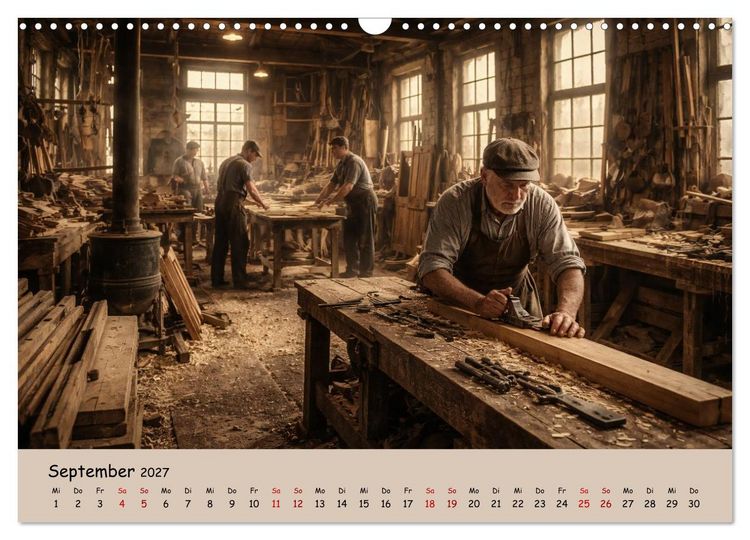 Produktbild: Ursprung: Berufe mit Geschichte. (Wandkalender 2027 DIN A3 quer), CALVENDO Monatskalender