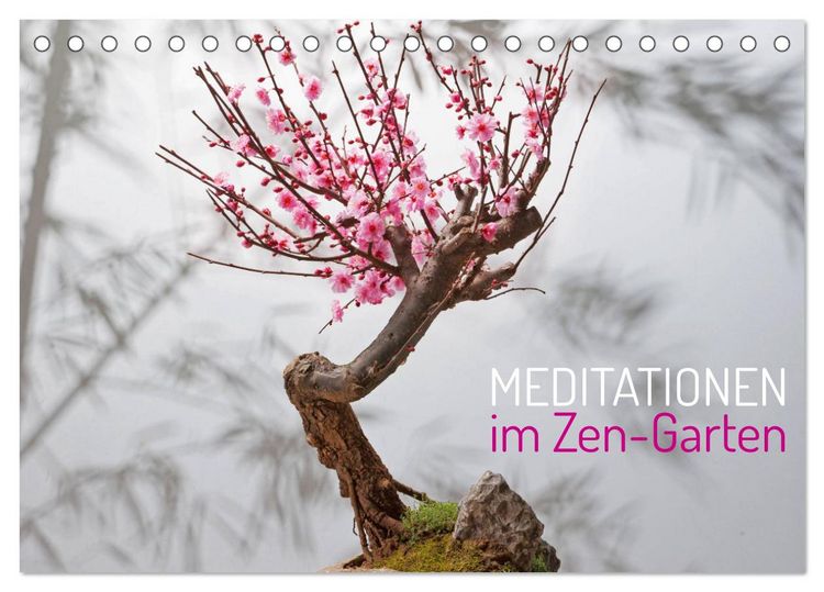 Produktbild: Meditationen im Zen-Garten (Tischkalender 2026 DIN A5 quer), CALVENDO Monatskalender