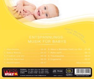 Produktbild: Entspannungsmusik F&uuml;r Babys