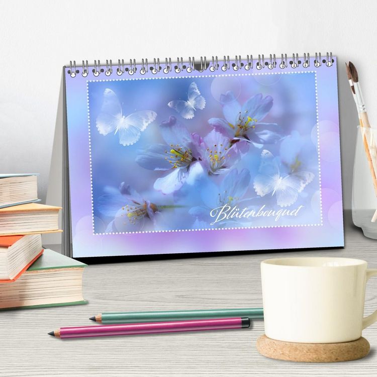 Produktbild: Bl&uuml;tenbouquet (Tischkalender 2027 DIN A5 quer), CALVENDO Monatskalender