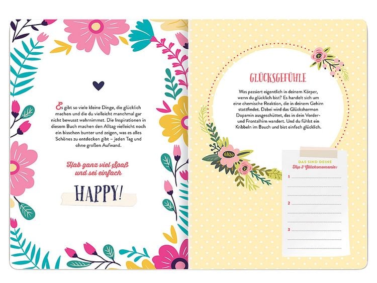 Produktbild: Einfach happy! Bunte Inspirationen f&uuml;r jeden Tag