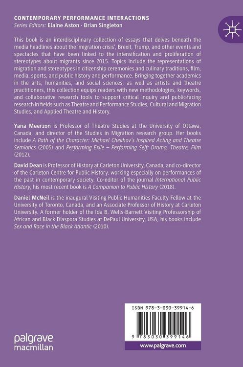 Produktbild: Migration and Stereotypes in Performance and Culture