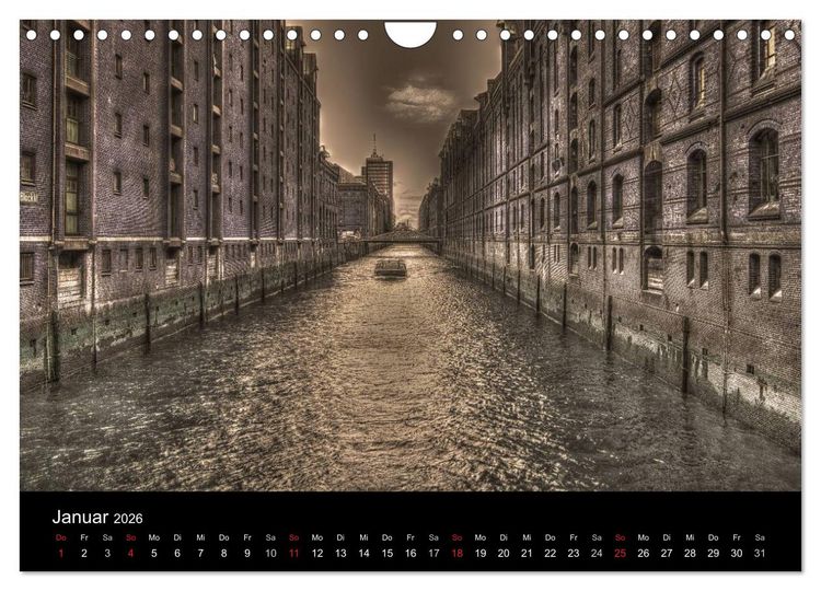 Produktbild: Hamburg (Wandkalender 2026 DIN A4 quer), CALVENDO Monatskalender