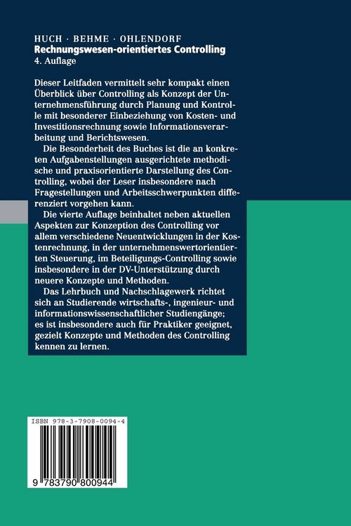 Produktbild: Rechnungswesen-orientiertes Controlling