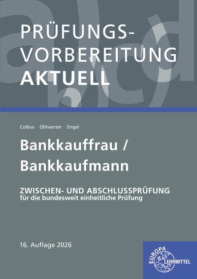 Produktbild: Pr&uuml;fungsvorbereitung aktuell - Bankkauffrau/Bankkaufmann