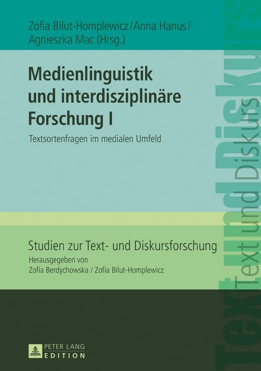 Produktbild: Medienlinguistik und interdisziplin&auml;re Forschung I