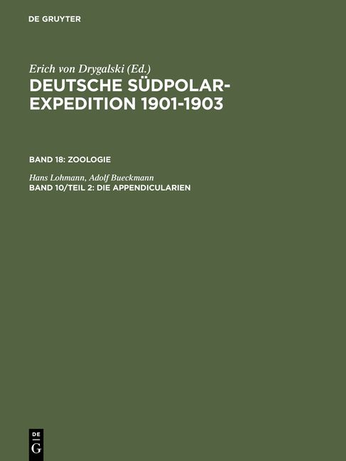 Produktbild: Die Appendicularien