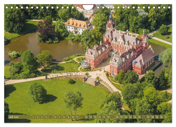 Produktbild: Bad Muskau an der Nei&szlig;e (Wandkalender 2026 DIN A4 quer), CALVENDO Monatskalender