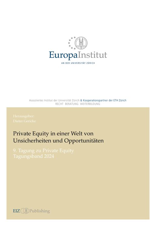 Bild vom Artikel Private Equity in einer Welt von Unsicherheiten und Opportunitäten vom Autor Dieter Gericke