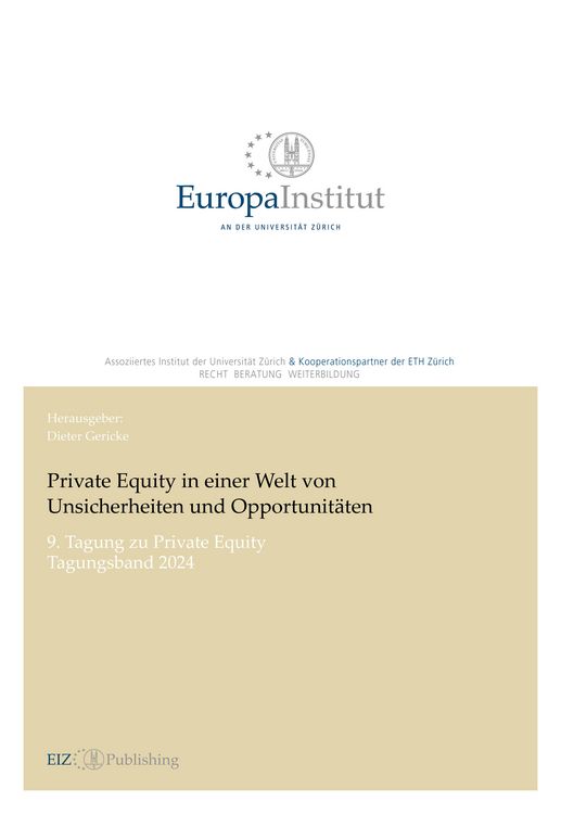 Produktbild: Private Equity in einer Welt von Unsicherheiten und Opportunit&auml;ten