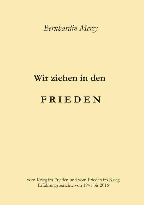 Produktbild: Wir ziehen in den Frieden