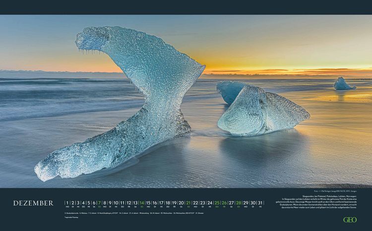 Produktbild: GEO Meer 2026 - Wand-Kalender - Reise-Kalender - Poster-Kalender - 58x36