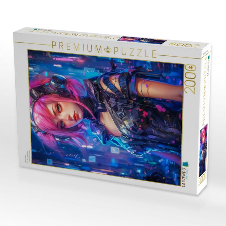 Produktbild: CALVENDO Puzzle Neon Ninja | 2000 Teile Lege-Gr&ouml;&szlig;e 90x67cm Foto-Puzzle f&uuml;r gl&uuml;ckliche Stunden