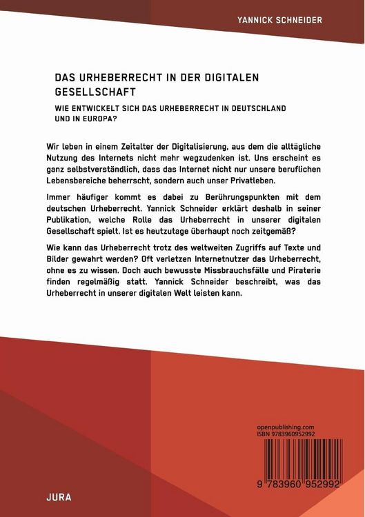 Produktbild: Das Urheberrecht in der digitalen Gesellschaft. Wie entwickelt sich das Urheberrecht in Deutschland und in Europa?