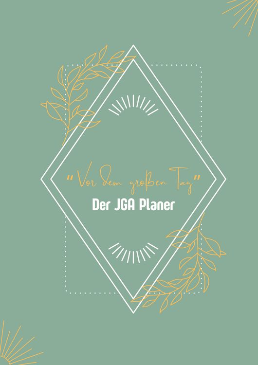 Produktbild: "Vor dem gro&szlig;en Tag" - Der JGA Planer