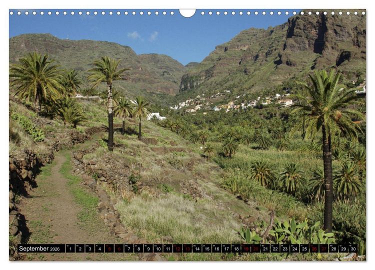 Produktbild: La Gomera - Ansichten und Aussichten (Wandkalender 2026 DIN A3 quer), CALVENDO Monatskalender